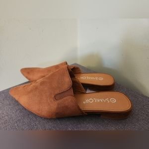 Mules Size 7 Women's Brown/Camel